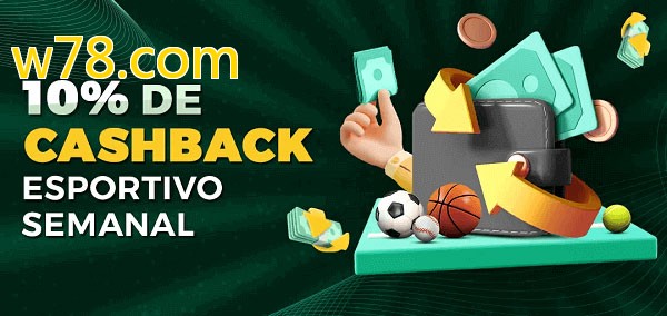 10% de bônus de cashback na w78.com